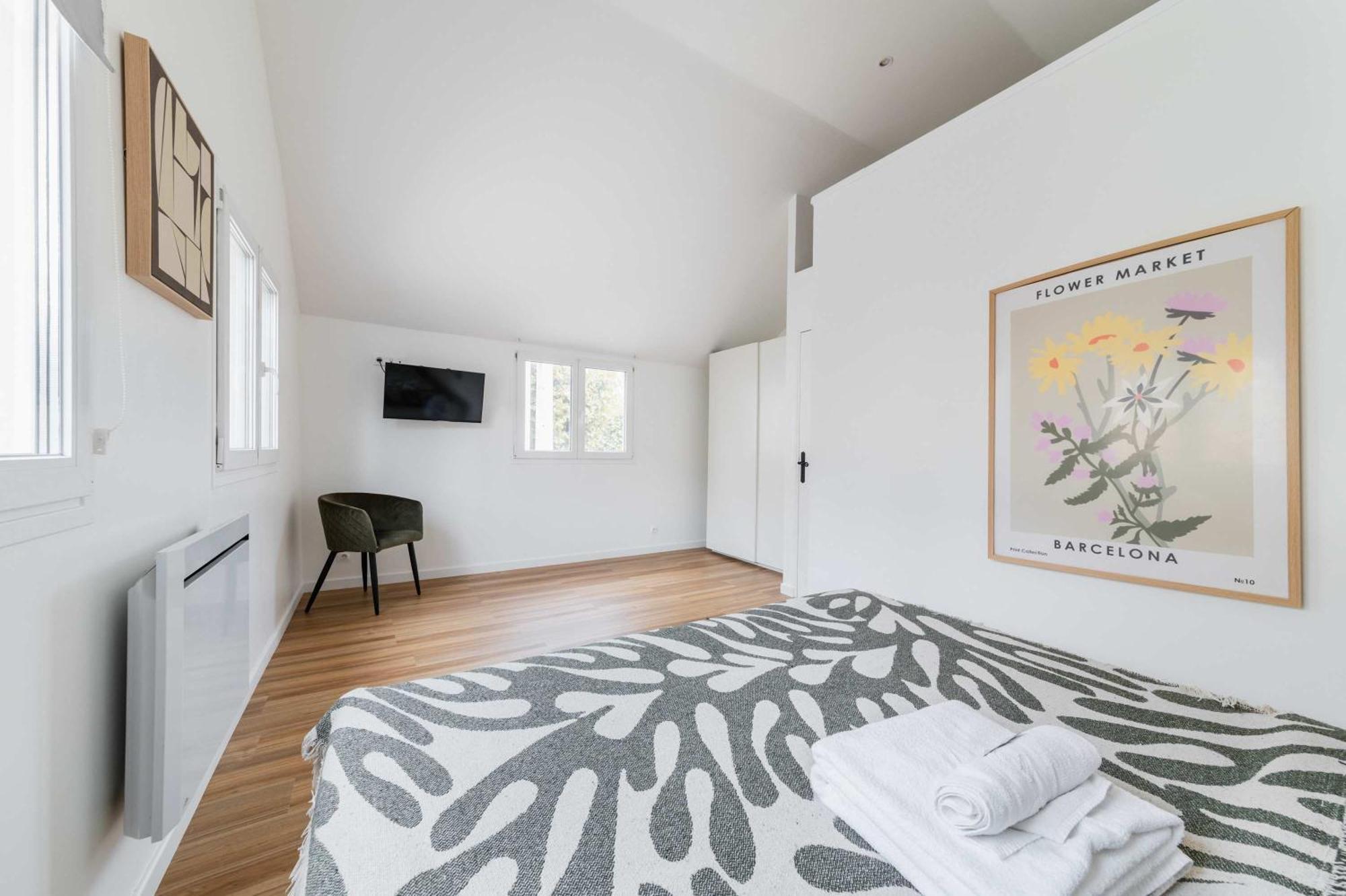 Villa Romainville Paris Pour 8 Personnes - Flat-Guest Exteriér fotografie