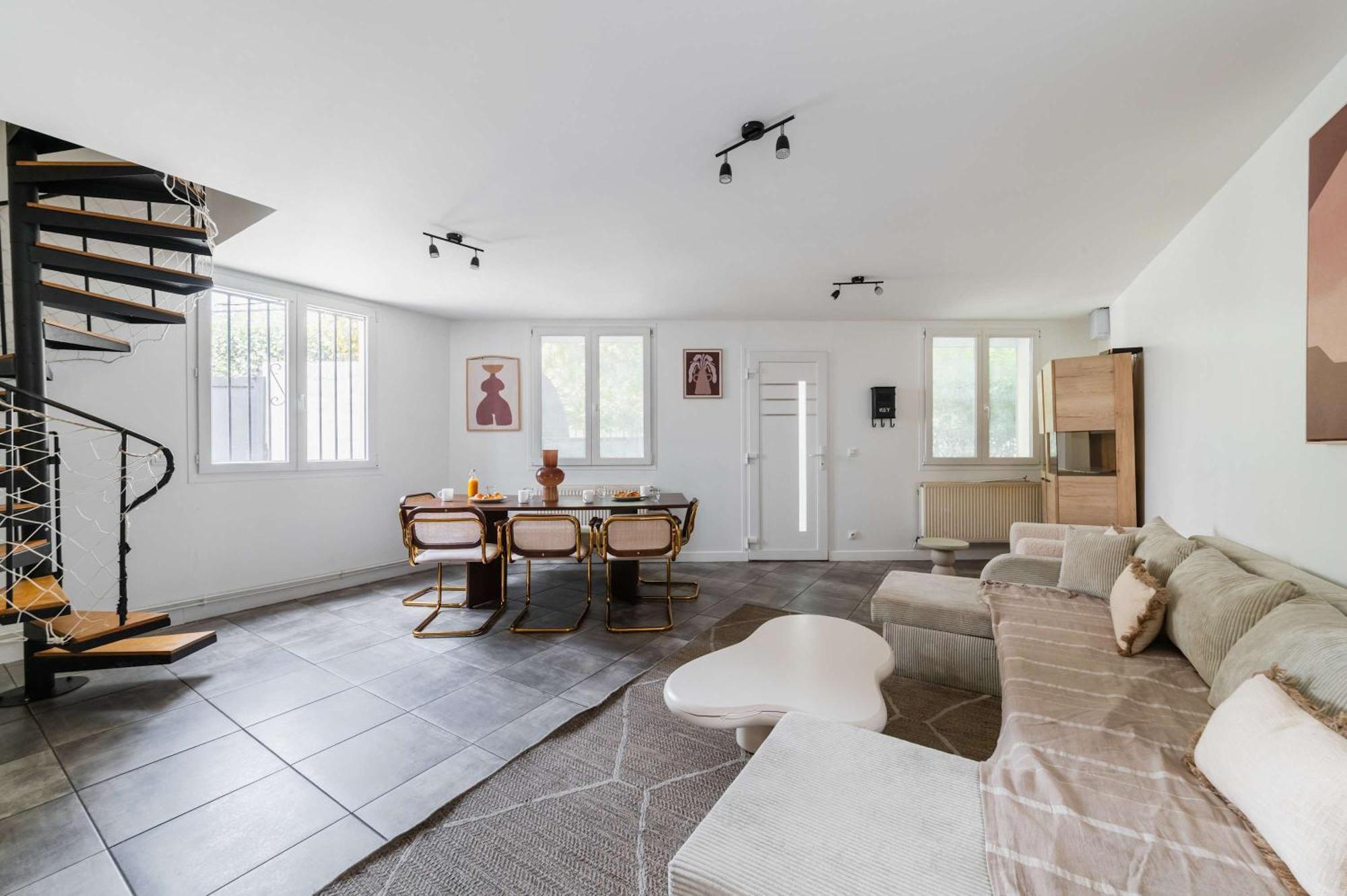 Villa Romainville Paris Pour 8 Personnes - Flat-Guest Exteriér fotografie