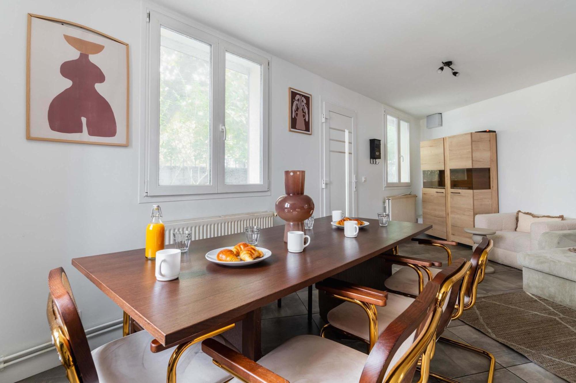 Villa Romainville Paris Pour 8 Personnes - Flat-Guest Exteriér fotografie